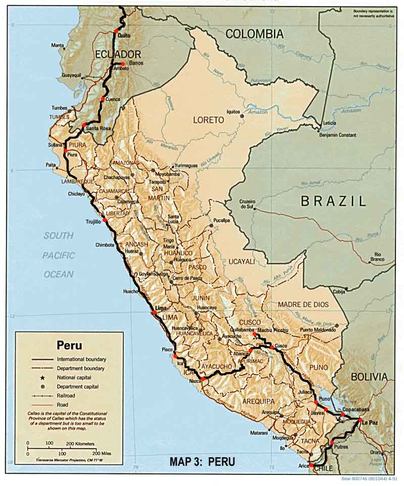 Urubamba River Map Map 3 